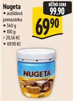 Albert Nugeta arašidová pomazánka nabídka