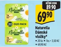 Albert Naturella dámské vložky nabídka
