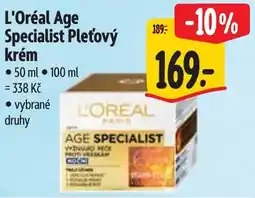 Albert L'Oréal Age Specialist Pletový krém nabídka