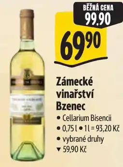 Albert Zámecké vinařství Bzenec nabídka