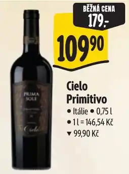 Albert Cielo Primitivo nabídka