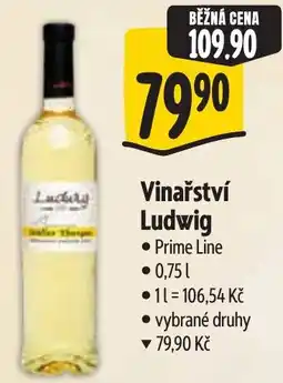 Albert Vinařství Ludwig Prime Line nabídka