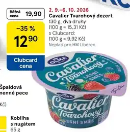 Tesco Cavalier Tvarohový dezert nabídka