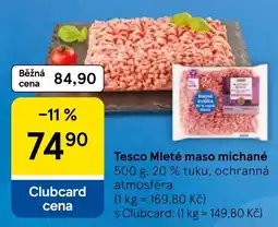 Tesco Tesco Mleté maso míchané nabídka