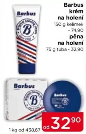 Barbus krém na holení