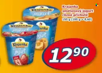 Krajanka smetanový jogurt různé příchutě