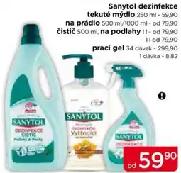 TOP drogerie Sanytol dezinfece nabídka