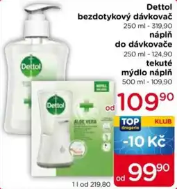 TOP drogerie Dettol bezdotykový dávkovač nabídka