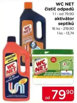 TOP drogerie Wc net čistič odpadů aktivátor septiků nabídka