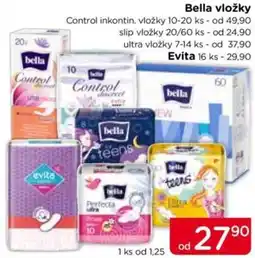 TOP drogerie Bella vložky nabídka