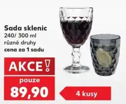 Kaufland Sada sklenic nabídka