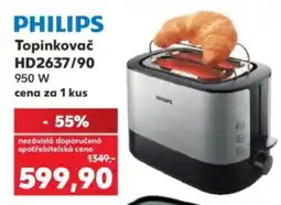 Kaufland Philips topinkovač hd2637/90 nabídka