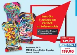 Kaufland pokemon me04 chaos rising-booster nabídka