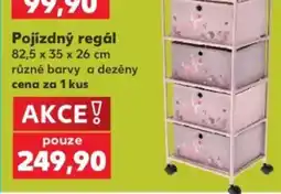 Kaufland Pojízdný regál nabídka