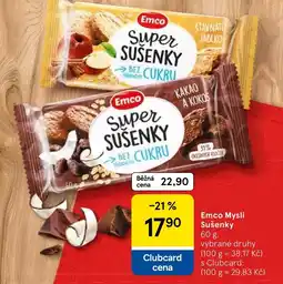 Tesco Emco Super Sušenky nabídka