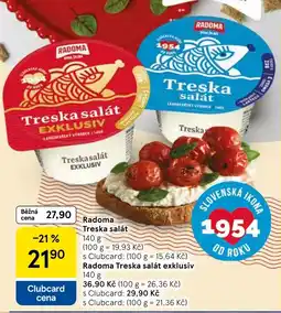 Tesco Radoma Treska salát nabídka