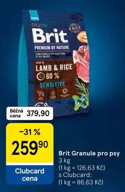 Tesco Brit Granule pro psy nabídka