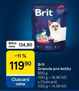 Tesco Brit Granule pro kočky nabídka