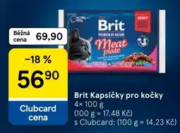 Tesco Brit kapsičky pro kočky nabídka