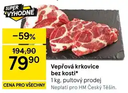 Tesco Vepřová krkovice bez kosti* nabídka