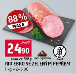 Terno Rio Ebro se zeleným pepřem nabídka