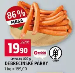 Terno Debrecínské párky nabídka