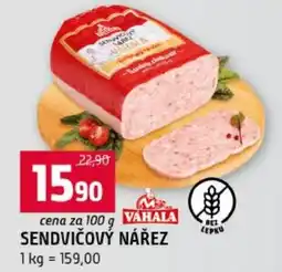 Terno Váhala sendvičový nářez nabídka