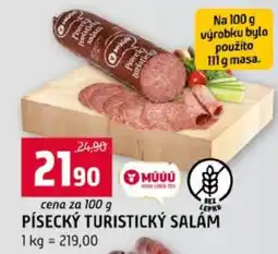 Terno Múúú písecký turistický salám nabídka