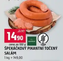 Terno Krahluk špekáčkový pikantní točený salám nabídka