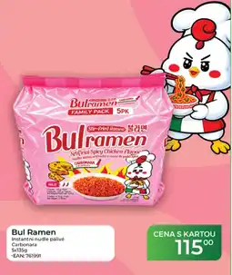 Tamda Foods Bul Ramen Instantní nudle pálivé Carbonara nabídka