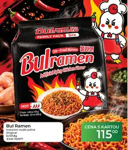 Tamda Foods Bul Ramen Instantní nudle pářivé Original nabídka