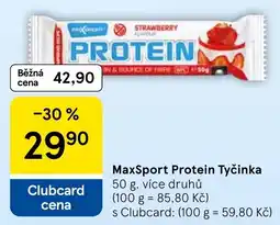Tesco MaxSport Protein Tyčinka nabídka