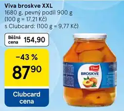 Tesco Viva broskve XXL nabídka