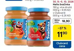 Tesco Hello Svačinka nabídka