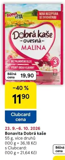 Tesco Bonavita Dobrá kaše nabídka