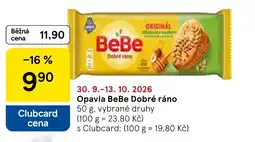 Tesco Opavia BeBe Dobré ráno nabídka