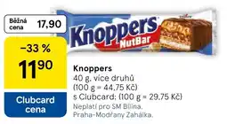 Tesco Knoppers NutBar nabídka