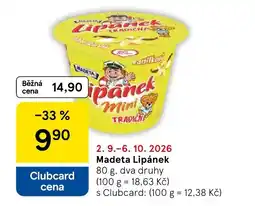 Tesco Madeta Lipánek nabídka
