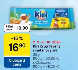 Tesco Kiri Křup Tavený smetanový sýr nabídka