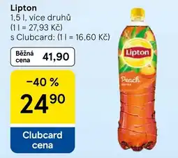 Tesco Lipton Peach nabídka