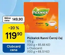 Tesco Pickwick Ranní Černý čaj nabídka