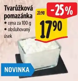 Albert Tvaružková pomazánka nabídka