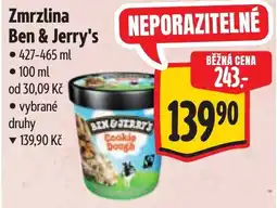 Albert Ben & Jerry's zmrzlina nabídka