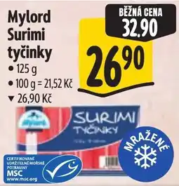 Albert Mylord surimi tyčinky nabídka