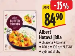 Albert Albert Hotová jídla nabídka