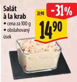 Albert Salát à la krab nabídka