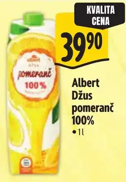 Albert Albert Džus pomeranč 100% nabídka