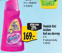 Albert Vanish Oxi Action Gel na skvrny nabídka