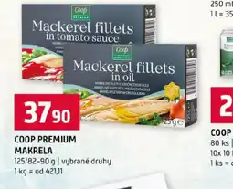 Terno Coop premium makrela nabídka