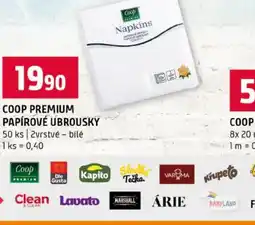 Terno Coop Premium papírové ubrousky nabídka